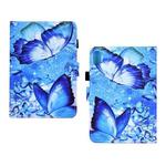 For Lenovo Legion Y700 Colored Drawing Smart Leather Tablet Case(Butterflies)