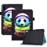 For Lenovo Legion Y700 Colored Drawing Elastic Band Smart Leather Tablet Case(Space Bear)