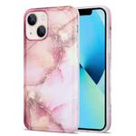 Glazed Marble Phone Case For iPhone 13(Pink)