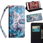 For Google Pixel 6 Pro 3D Painting Pattern Coloured Drawing Leather Phone Case(Tiger)
