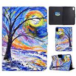 For Lenovo Legion Y700 Electric Pressed Smart Leather Tablet Case(Watercolor Tree)