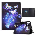 For Lenovo Legion Y700 Electric Pressed Smart Leather Tablet Case(Butterfly Flower)