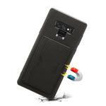 For Galaxy Note9 Denior V3 Luxury Car Cowhide Leather Protective Case with Holder & Card Slot(Black)