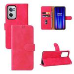 For OnePlus Nord CE 2 5G Skin Feel Magnetic Flip Leather Phone Case(Rose Red)