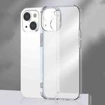 For iPhone 12 Frosted TPU + Glass Phone Case(Transparent)