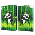 For Lenovo Tab M8 TB-805F 3D Painted Pattern Leather Tablet Case(Panda)