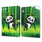 For Lenovo Tab P11 Pro 3D Painted Pattern Leather Tablet Case(Panda)