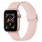 Polyester Nylon Watch Band For Apple Watch Ultra 49mm&Watch Ultra 2 49mm / Series 9&8&7 45mm / SE 3&SE 2&6&SE&5&4 44mm / 3&2&1 42mm(Pink Sand)