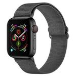 Polyester Nylon Watch Band For Apple Watch Ultra 49mm&Watch Ultra 2 49mm / Series 9&8&7 45mm / SE 3&SE 2&6&SE&5&4 44mm / 3&2&1 42mm(Dark Grey)