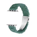 Candy Color Three-Bead Watch Band For Apple Watch Ultra 49mm / Series 8&7 45mm / SE 2&6&SE&5&4 44mm / 3&2&1 42mm(Pine Needle Green)