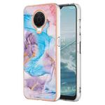 For Nokia G10 / G20 Electroplating IMD TPU Phone Case(Blue Marble)