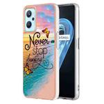 For OPPO Realme 9i / A36/A96 4G Electroplating IMD TPU Phone Case(Dream Butterfly)