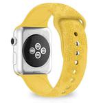 Sunflower Embossing Silicone Watch Band For Apple Watch Series 8&7 41mm / SE 2&6&SE&5&4 40mm / 3&2&1 38mm(Ginger)