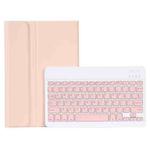 OP11 Lambskin Texture Ultra-thin Bluetooth Keyboard Leather Case For OPPO Pad 11 inch(Pink)