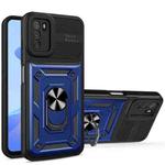 For OPPO A16 / A16s Eagle Eye Shockproof Phone Case(Sapphire Blue + Black)