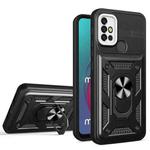 For Motorola Moto G10 / G20 / G30 Eagle Eye Shockproof Phone Case(Black + White)