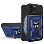 Eagle Eye Shockproof Phone Case For iPhone 13 Pro Max(Sapphire Blue + Black)
