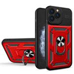 Eagle Eye Shockproof Phone Case For iPhone 13 Pro Max(Red + Black)