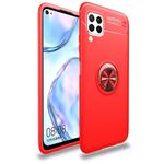 For Huawei Nova 6SE Lenuo Shockproof TPU Case with Invisible Holder(Red)