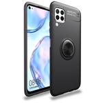 For Huawei Nova 6SE Lenuo Shockproof TPU Case with Invisible Holder(Black)