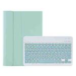 A08 Candy Color Ultra Thin Bluetooth Keyboard Leather Case For Samsung Galaxy Tab A8 10.5 2021 SM-X200 / SM-X205(Light Green)