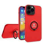 For iPhone 12 Pro Max Eagle Eye Ring Holder Phone Case(Red + Black)