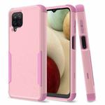 For Samsung Galaxy A12 TPU + PC Shockproof Phone Case(Pink)