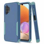 For Samsung Galaxy A32 5G TPU + PC Shockproof Phone Case(Royal Blue + Grey Green)