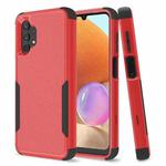 For Samsung Galaxy A32 5G TPU + PC Shockproof Phone Case(Red + Black)