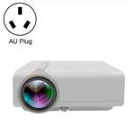 YG530 LED Small 1080P Wireless Screen Mirroring Projector, Power Plug:AU Plug(White)