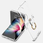 For Huawei P50 Pocket GKK Phantom Electroplating Phone Case with Ring Holder(Fully Transparent)