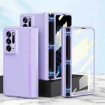 For OPPO Find N GKK Integrated Magnetic Full Coverage Phone Flip Case(Purple)