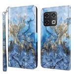 For OnePlus 10 Pro 3D Painting Pattern TPU + PU Leather Phone Case(Milky Way)