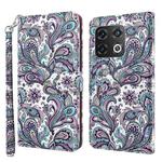 For OnePlus 10 Pro 3D Painting Pattern TPU + PU Leather Phone Case(Swirl Pattern)