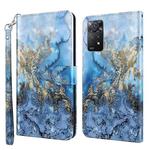 For Xiaomi Redmi Note 11 4G International 3D Painting Pattern TPU + PU Leather Phone Case(Milky Way)