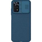 For Xiaomi Poco M4 Pro NILLKIN Black Mirror Series Camshield PC Phone Case(Blue)