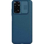 For Xiaomi Redmi Note 11 4G Global NILLKIN Black Mirror Series Camshield PC Phone Case(Blue)