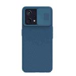 For OPPO Realme 9 Pro+ 5G NILLKIN Black Mirror Series Camshield PC Phone Case(Blue)