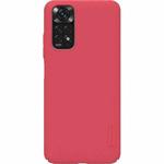For Xiaomi Redmi Note 11 4G Global NILLKIN Frosted PC Phone Case(Red)