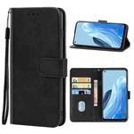 Leather Phone Case For OPPO F21 Pro(Black)