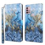 For Motorola Moto G30 / G20 / G10 3D Painting Pattern TPU + PU Leather Phone Case(Milky Way)