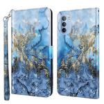 For Motorola Moto G31 / G41 3D Painting Pattern TPU + PU Leather Phone Case(Milky Way)