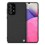 For Samsung Galaxy A33 5G NILLKIN 3D Textured Nylon Fiber TPU Phone Case(Black)