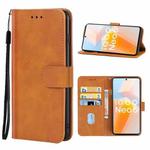 For vivo iQOO Neo6 Leather Phone Case(Brown)