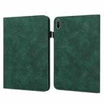 Lace Flower Embossing Pattern Leather Tablet Case For Huawei MatePad 11 2021(Green)