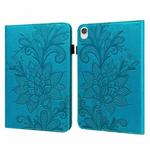 Lace Flower Embossing Pattern Leather Tablet Case For Lenovo Tab M8 FHD(Blue)