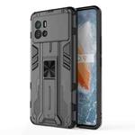For vivo iQOO 9 Supersonic PC + TPU Shock-proof Protective Phone Case with Holder(Black)