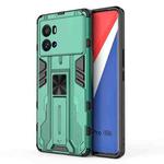 For vivo iQOO 9 Pro Supersonic PC + TPU Shock-proof Protective Phone Case with Holder(Green)