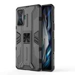 For Xiaomi Redmi K50 Gaming Supersonic PC + TPU Shock-proof Protective Phone Case with Holder(Black)
