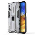 For Honor X10 Max 5G Supersonic PC + TPU Shock-proof Protective Phone Case with Holder(Grey)